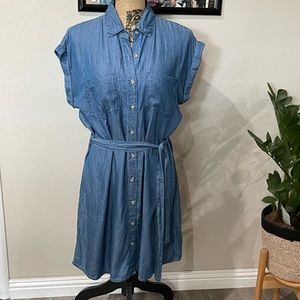 Denim Shirt Dress